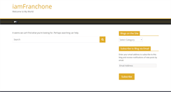 Desktop Screenshot of franchone.com